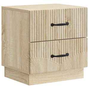 vidaXL Dulap de noapte cu sertar Stejar Sonoma 43 x 34, 5 x 44, 5 cm imagine