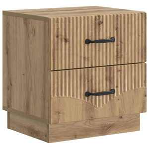 vidaXL Dulap de noapte cu sertar Stejar Artizanal 43 x 34, 5 x 44, 5 cm imagine