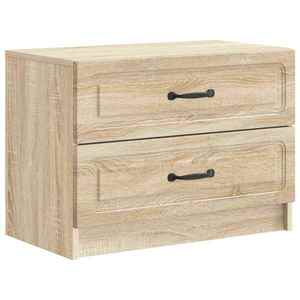 vidaXL Dulap de noapte cu sertar Stejar Sonoma 62 x 34, 5 x 44, 5 cm imagine