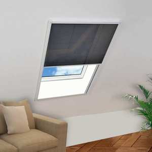 vidaXL Fereastră cu ecran de insecte plisat, 80 x 160 cm imagine