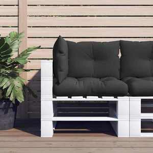 vidaXL Perne de paleți, 3 buc., negru, material textil imagine