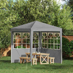 vidaXL Perete lateral pentru cort de petrecere 2 pcs 200 x 195 cm imagine