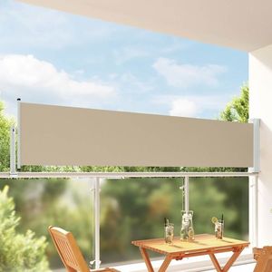 vidaXL Awning lateral 100% poliester, fier, oțel imagine