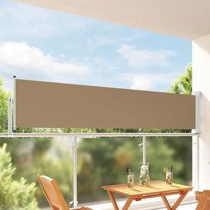 vidaXL Awning lateral 100% poliester, fier, oțel imagine