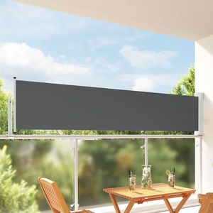 vidaXL Awning lateral 100% poliester, fier, oțel imagine