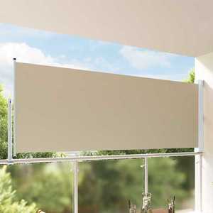vidaXL Awning lateral 100% poliester, fier, oțel imagine