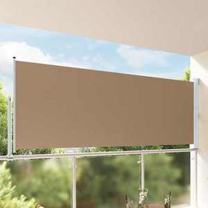 vidaXL Awning lateral 100% poliester, fier, oțel imagine