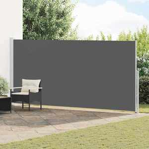 vidaXL Jaluzea laterală retractabilă Antracit 600 x 200 cm Poliester imagine
