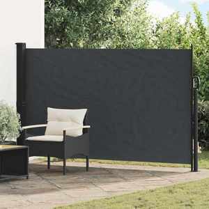 vidaXL Jaluzea laterală retractabilă Negru 300 x 170 cm Poliester imagine