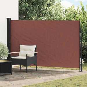 vidaXL Jaluzea laterală retractabilă Maro 300 x 170 cm Poliester imagine