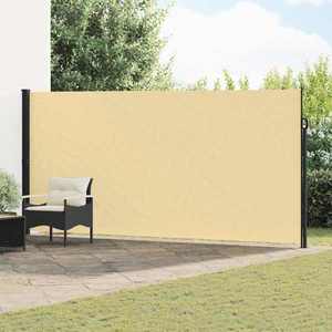 vidaXL Jaluzea laterală retractabilă Nisipiu 300 x 200 cm Poliester imagine