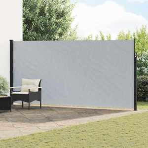 vidaXL Jaluzea laterală retractabilă Gri 300 x 220 cm Poliester imagine