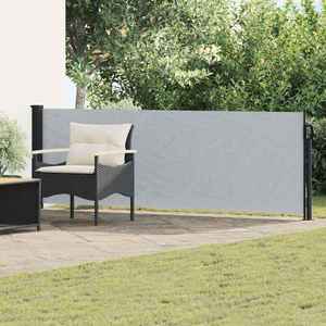vidaXL Jaluzea laterală retractabilă Gri 500 x 100 cm Poliester imagine