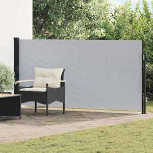 vidaXL Jaluzea laterală retractabilă Gri 600 x 140 cm Poliester imagine