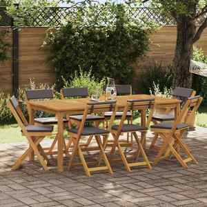 vidaXL Scaune Bistro pentru Exterior 8 pcs Gri închis 40 x 53 x 80 cm imagine