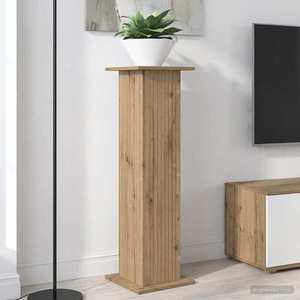 vidaXL Suport pentru plante Stejar Artizanal 30, 5 x 30 x 100, 5 cm imagine