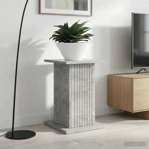 vidaXL Suport pentru plante Gri Beton 30, 5 x 30 x 43 cm Lemn prelucrat imagine