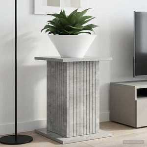 vidaXL Suport pentru plante 2 pcs Gri Beton 30, 5 x 30 x 43 cm imagine