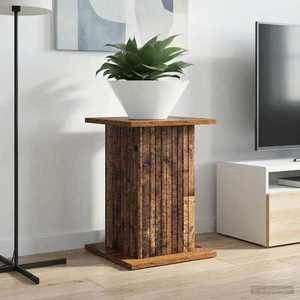 vidaXL Suport pentru plante Lemn vechi 30, 5 x 30 x 43 cm imagine