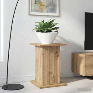 vidaXL Suport pentru plante Stejar Artizanal 30, 5 x 30 x 43 cm imagine