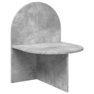 vidaXL Noptieră Gri Beton 48 x 49 x 65 cm Lemn prelucrat imagine
