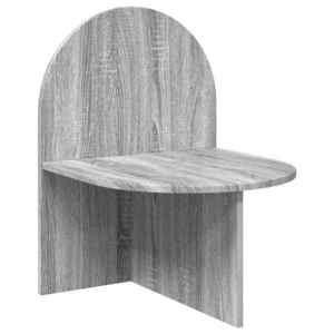 vidaXL Noptieră Sonoma gri 48 x 49 x 65 cm Lemn prelucrat imagine