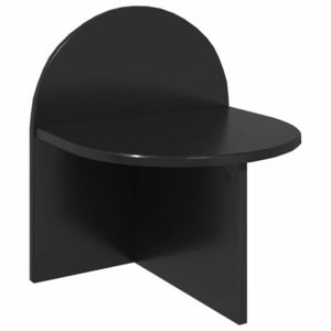 vidaXL Noptieră Stejar Negru 40 x 35, 5 x 45, 5 cm Lemn prelucrat imagine