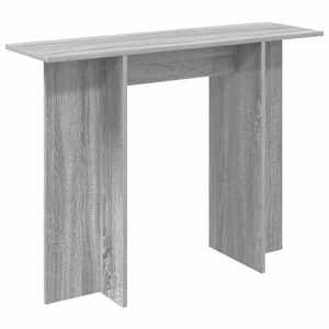 vidaXL Masă de consolă Sonoma gri 100 x 30 x 75 cm Lemn prelucrat imagine