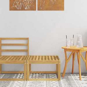 vidaXL Hocker de Exterior Lemn Solid de Acacia Alb 59 x 59 x 37 cm imagine