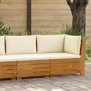 vidaXL Set de lounge pentru grădină 2 Bucată Maro Lemn Solid de Acacia imagine