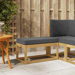 vidaXL Bancă de exterior Alb 80 x 43 x 45 cm Lemn Solid de Acacia imagine