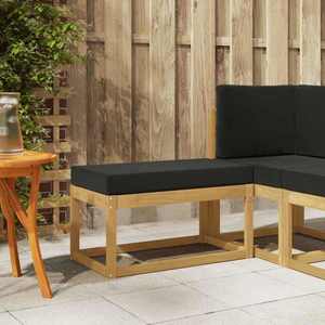 vidaXL Bancă de exterior Alb 80 x 43 x 45 cm Lemn Solid de Acacia imagine