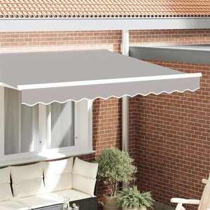 vidaXL Înlocuire pentru faldurile de awning Gri deschis 280 x 20 cm imagine