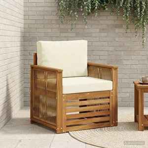 vidaXL Canapea Medie pentru Exterior natural imagine