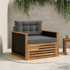 vidaXL Canapea Medie pentru Exterior natural imagine