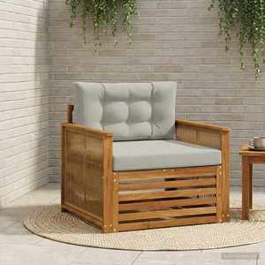 vidaXL Canapea Medie pentru Exterior natural imagine