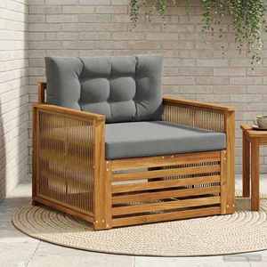 vidaXL Canapea Medie pentru Exterior natural imagine