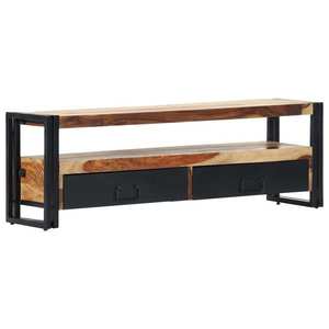 vidaXL Comodă TV, 120x30x40 cm, lemn masiv de acacia imagine