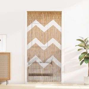 vidaXL Cortină pentru ușa de insecte multicolor 200 x 100 cm Bambus imagine