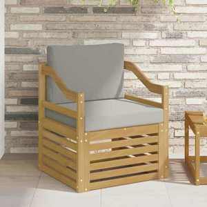 vidaXL Canapea de exterior Poliester Alb imagine