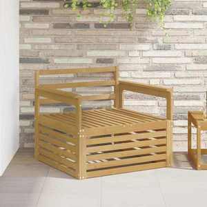 vidaXL Canapea de exterior Lemn Solid de Acacia Alb imagine