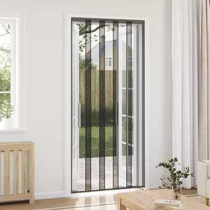 vidaXL Plasă de insecte cu cortină Negru poliester imagine