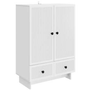 vidaXL Bufet Alb 66 x 34, 5 x 95 cm Lemn prelucrat imagine