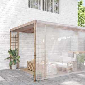 vidaXL Împătură cu ochiuri Transparent 10 x 10 m Polietilenă imagine