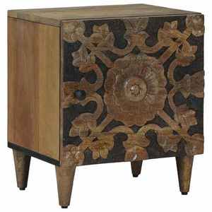 vidaXL Dulap de noapte Maro 40 x 33, 5 x 46 cm Lemn de mango solid imagine