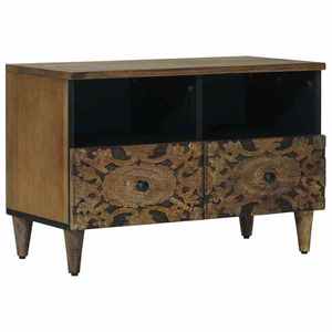 vidaXL Cabinet TV Maro 70 x 33, 5 x 46 cm Lemn de mango solid imagine