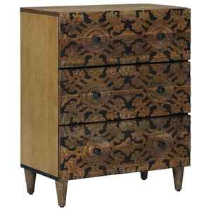 vidaXL Dulap de depozitare Maro 60 x 33, 5 x 75 cm Lemn de mango solid imagine