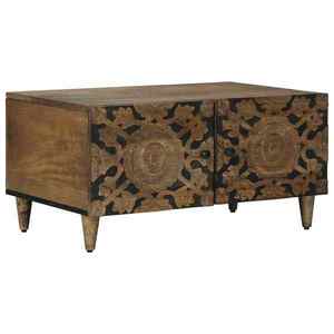 vidaXL Masă de cafea Maro 80 x 50 x 40 cm Lemn de mango solid imagine