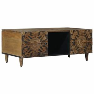 vidaXL Masă de cafea Maro 100 x 54 x 40 cm Lemn de mango solid imagine