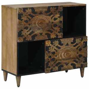 vidaXL Bufet cu depozitare Maro 80 x 33, 5 x 75 cm Lemn de mango solid imagine